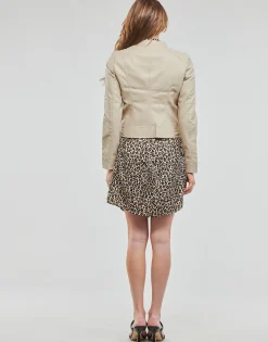 Discount Vero Moda - VMLOVE LAVINE SHORT COATED JACKET Beige