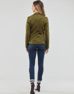 Sale Vero Moda - VMLUCCA LS SLIM JERSEY BLAZER NOOS Kaki