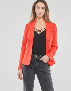 Vero Moda - VMLUCCA LS SLIM JERSEY BLAZER NOOS Corail Clearance