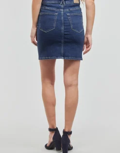 Vero Moda - VMLUNA HR DENIM SKIRT MIX GA BleuMedium Clearance