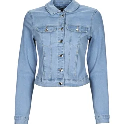 Vero Moda - VMLUNA LS SLIM DNM JACKET MIX GA NOOS BleuClair Outlet