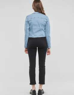 Vero Moda - VMLUNA LS SLIM DNM JACKET MIX GA NOOS BleuClair Outlet