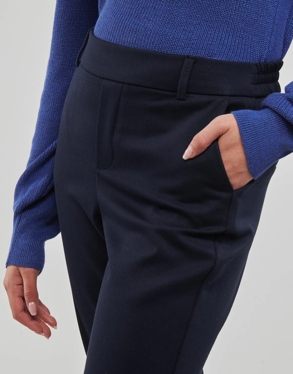 Vero Moda - VMMAYA MW LOOSE SOLID PANT NOOS Marine