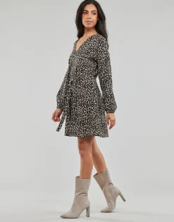 Hot Vero Moda - VMNAJA LS SHORT DRESS WVN GA NOOS Beige