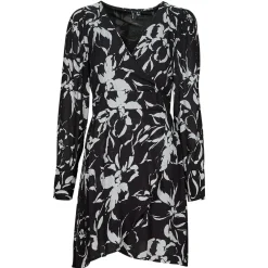 Vero Moda - VMPOLLIANA LS SHORT DRESS WVN Noir Best