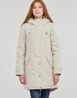 Online Vero Moda - VMTRACK AW23 PARKA COAT Beige