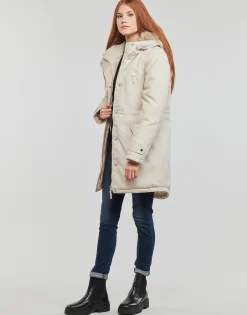 Online Vero Moda - VMTRACK AW23 PARKA COAT Beige
