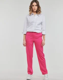 Sale Vero Moda - VMZELDA H/W STRAIGHT PANT EXP NOOS Rose