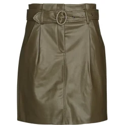 Vila - VICHOOSY HW COATED SKIRT Marron Sale