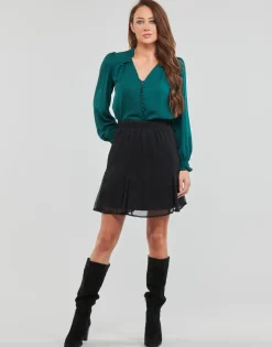 Online Vila - VIFALIA HW SKIRT/SU Noir