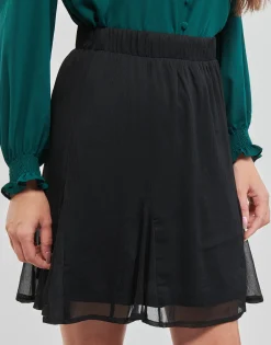 Online Vila - VIFALIA HW SKIRT/SU Noir