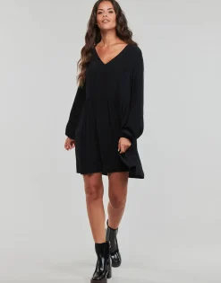 Vila - VIFINI L/S SHORT DRESS Noir