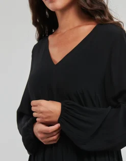 Vila - VIFINI L/S SHORT DRESS Noir