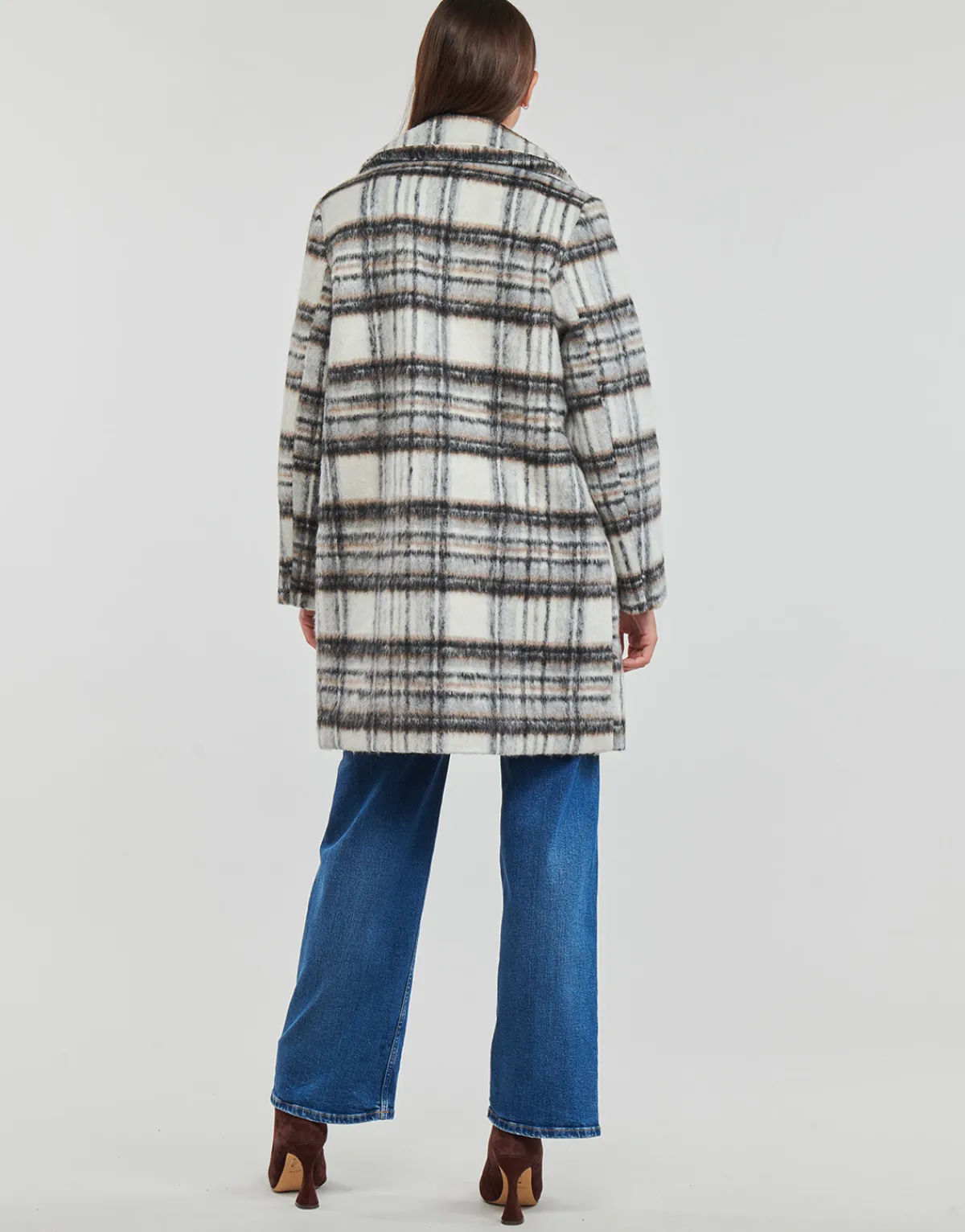 Vila - VIROY L/S COAT Multicolore Clearance