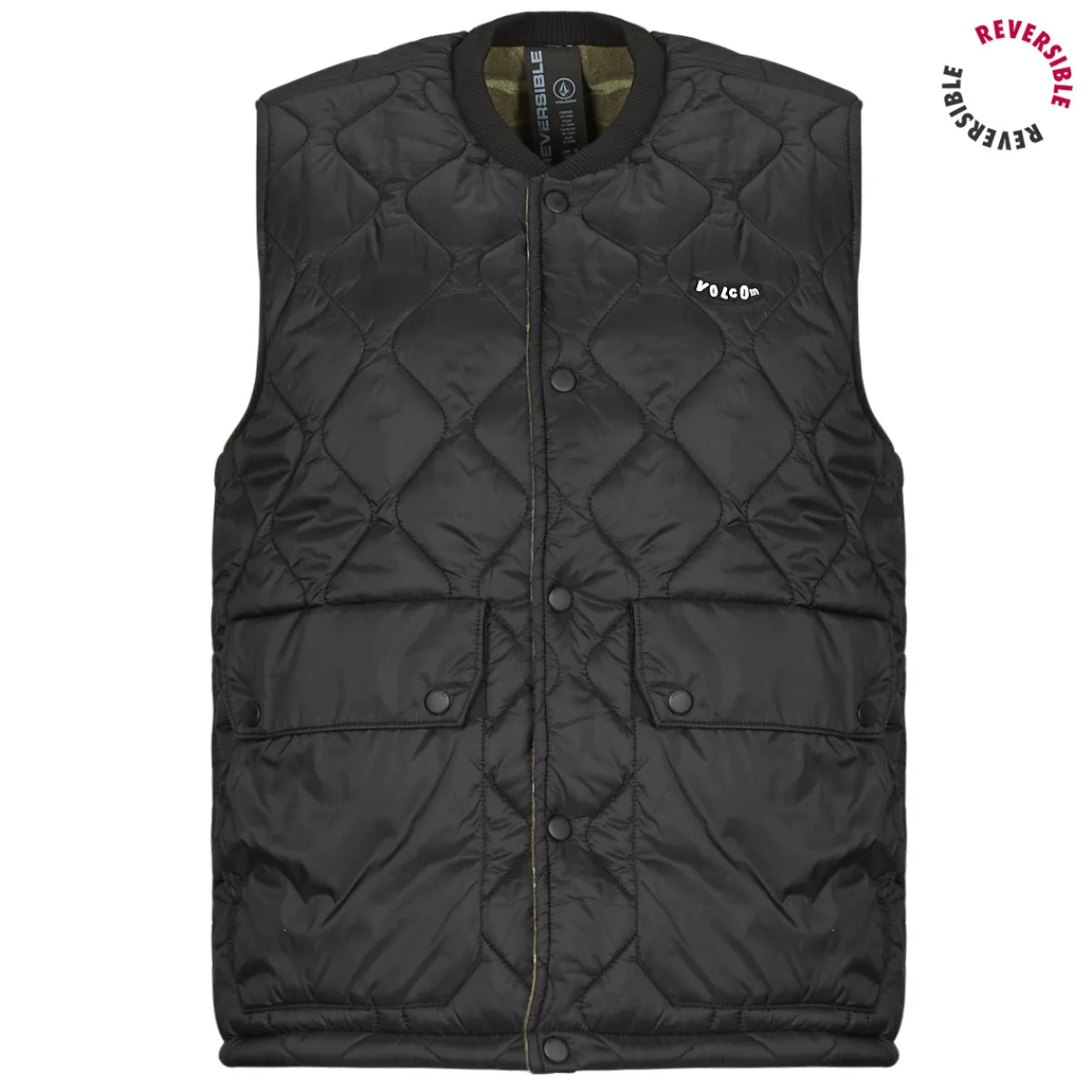 Discount Volcom - BOWERED VEST Noir