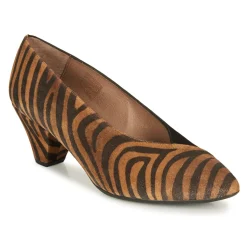 Wonders - I7601-ZEBRATO-CUERO-ANTE-NEGRO Marron Sale