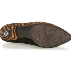 Wonders - I7601-ZEBRATO-CUERO-ANTE-NEGRO Marron Sale